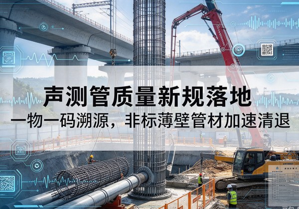 句容声测管质量新规落地，一物一码溯源，非标薄壁管材加速清退